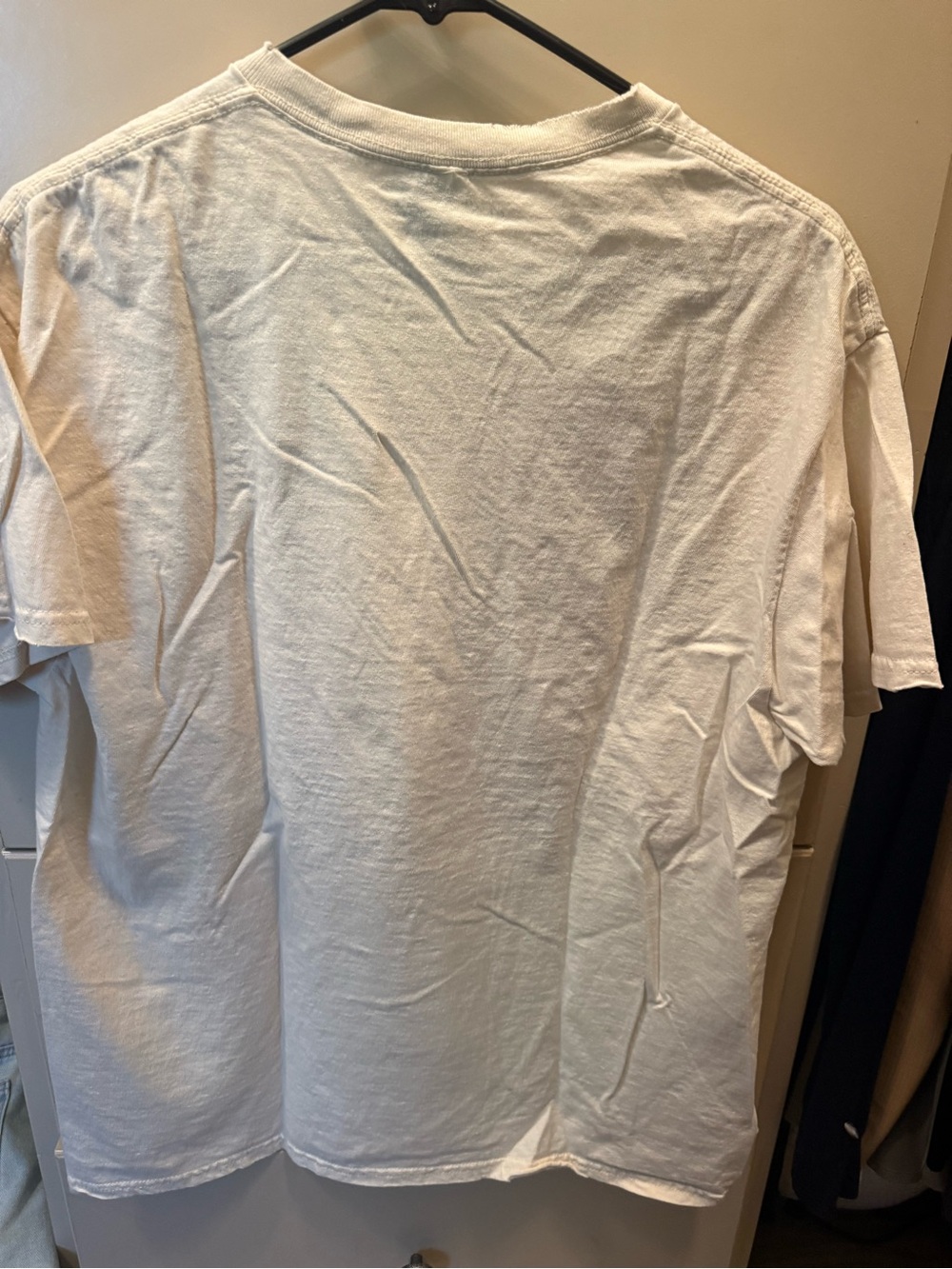 The Rolling Stones Cream Tee with Pink Appliqué/3D Logo - Medium - Picture 4 of 4